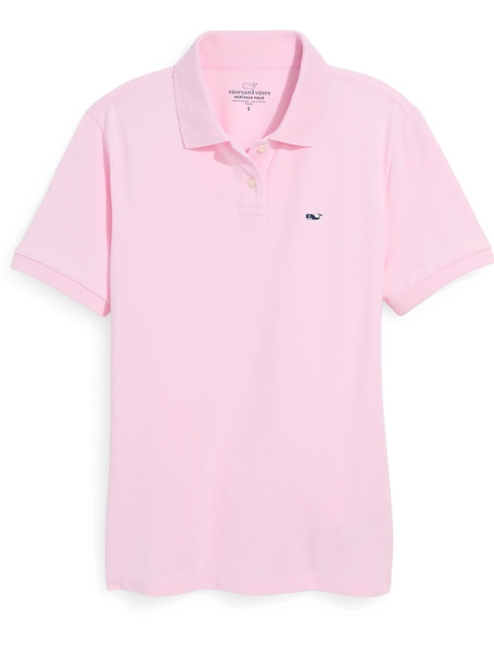 Vineyard Vines Coral Pink Polo Shirt